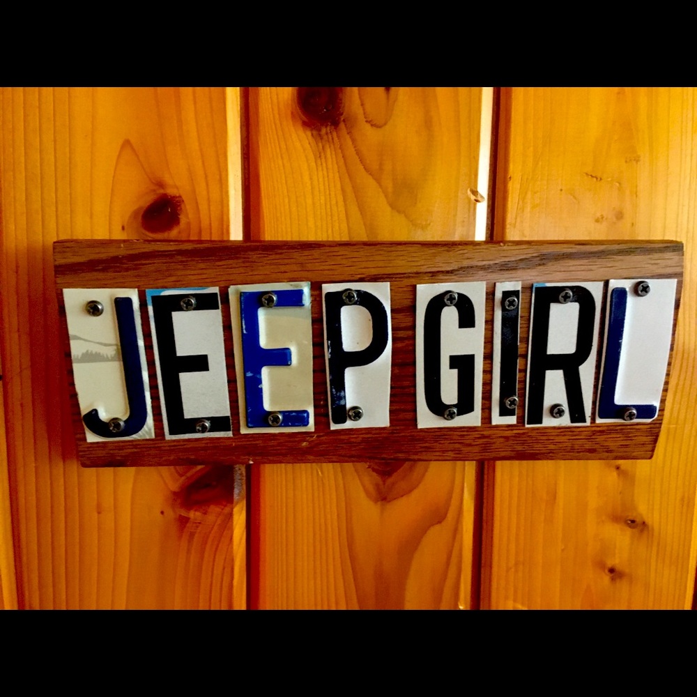 Keep Girl License Plate Art Plaque Unique Gift